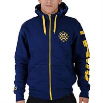 Manto Hoodie "Octagon" Blue Zip-up